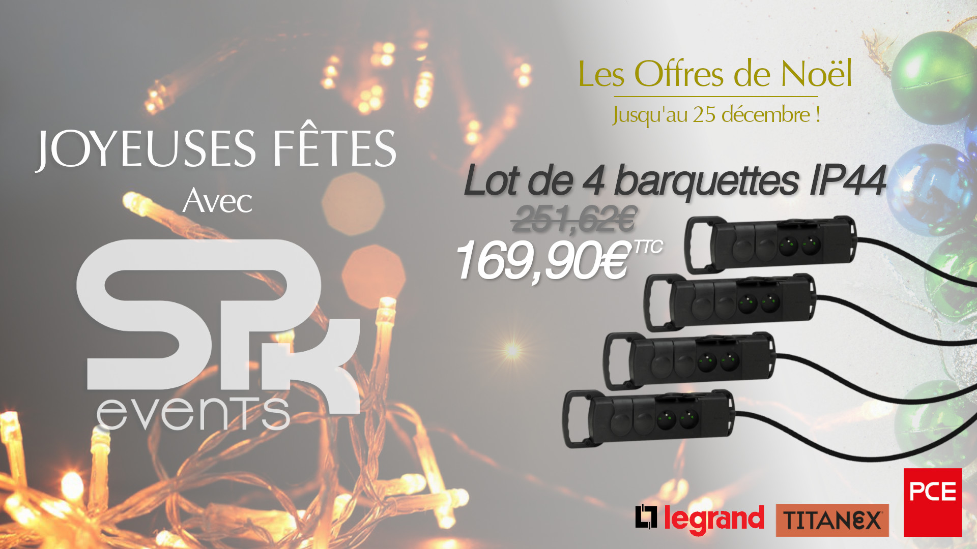 Offre noel - 4x barquette 4P