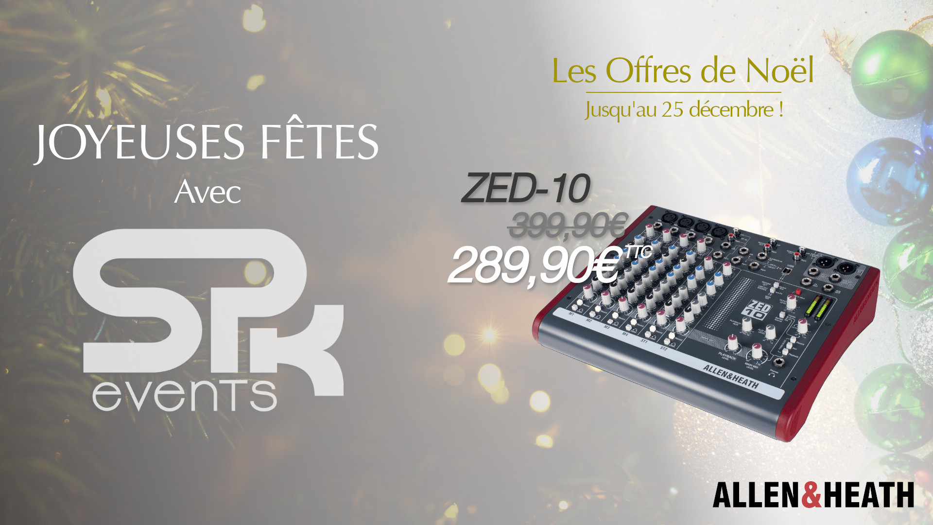 Offre noel - ZED-10